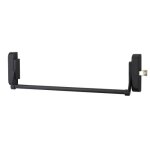 Serrure antipanique universelle 1 point latral - rversible - u - cross - laqu noir fth thirard