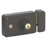 Serrure en applique horizontale � fouillot - cylindre rond - d - optimum fth thirard