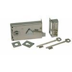 Serrure en applique - horizontale - tout inox - droite - 219 devismes