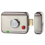 Serrure lectrique en applique avec bouton molet - rversible - bouton poussoir impulsionnel izyx