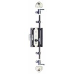Serrure seule pour meuble  espagnolette 3 points - s45 - 12. 383 - axe 20 - droite - acier serfa