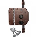 Serrure perfecta hb3 verticale 3 points � fouillot - gauche iseo city