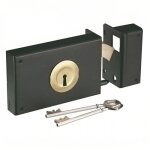 Serrure de portail coulissant � crochet � 4 gorges - main droite - 384000 jpm