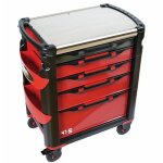 Servante d'atelier - scuris - badge lectronique - sabz - 5 tiroirs sam outillage
