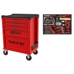 Servante d'atelier racing - 5 tiroirs - 84 outils ks tools