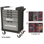 Servante d'atelier ultimate® - 5 tiroirs - 114 outils - noire et grise ks tools Servante d'atelier ultimate® - 5 tiroirs - 114 outils - noire et grise ks tools