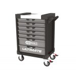 Servante d'atelier ultimate - 7 tiroirs - noire et grise ks tools