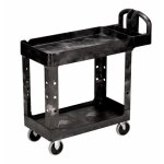 Servante chariot 2 plateaux capacité 226 kg - 990 x 438 mm rubbermaid Servante chariot 2 plateaux capacité 226 kg - 990 x 438 mm rubbermaid