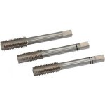 Set de 3 tarauds � main hss - finition brillante - pas iso � droite - 10x1, 5 mm sam outillage