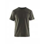 T - shirt de travail respirant 100% coton uni 3525 - vert kaki - xxxl blaklader T - shirt de travail respirant 100% coton uni 3525 - vert kaki - xxxl blaklader