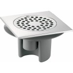 Siphon pour sol carrel ou bton brut 150 x 150 mm delabie