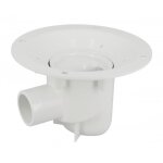 Siphon pour sol souple nu sans grille ni bride - sortie horizontale �40 / 50mm nicoll