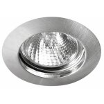 Spot fixe - � encastrer - culot gu5. 3 - nickel - fixo aric