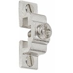 Support en aluminium satin� pour tringles de vitrage - 10 pi�ces boulet