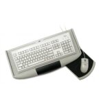 Support coulissant pour clavier et tapis de souris gtv