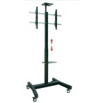 Support cran audiovisuel - colonne hauteur variable - big trolley