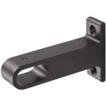 Support inter s / table alu noir hermeta