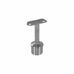 Support de main courante - pour poteau de rception - inox 316 - support inclin rond igs