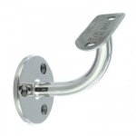 Support mural inox 316 poli pour tube 42, 4 mm ? fixation standard design production