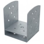 Support de poteaux en u pour vis spiral® avec vis centrale + rondelles - pour poteau 120x120 mm nivo ... Support de poteaux en u pour vis spiral® avec vis centrale + rondelles - pour poteau 120x120 mm nivo ...