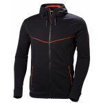 Sweat de travail � capuche zipp� noir - chelsea evolution - s helly hansen