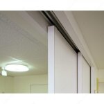 Syst�me coulissant simultan� pour 2 vantaux - t�lescopic 80 / 2 hawa