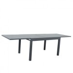 Table de jardin extensible alu andra - 135 / 270cm - 10 places - gris anthracite avril paris Table de jardin extensible alu andra - 135 / 270cm - 10 places - gris anthracite avril paris
