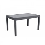 Table de jardin extensible alu lio - 135 / 270cm - 10 places - anthracite avril paris