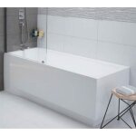 Tablier frontal grand c�t� - r�versible - pour baignoire frisbee de 150cm de long leda