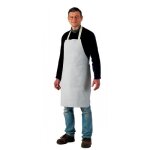 Tablier de soudeur � bavette en cro�te de cuir de vachette - gris clair - 110 x 70 cm coverguard