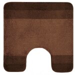 Tapis de wc - microfibre - antid�rapant - balance - 55x55cm - marron spirella