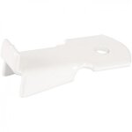 Taquets simples pour crmaillres acier - blanc - 200pices monin