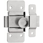 Targette � p�ne plat - acier zingu� - bouton rond - 70x30 mm fth thirard