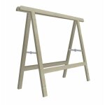 Tr�teau pliant h�tre - hauteur 770 mm - longueur 800 mm - section 50 x 24 mm jacquenet - malin