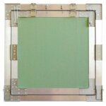 Trappes de visite ba13 pousser - l�cher � fixer ou � sceller - 300x300mm bricozor