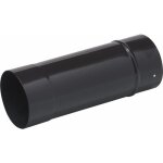 Tuyau acier mail noir mat - longueur 50 cm - diamtre 125 mm ten