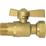 Vanne avant ou apr�s compteur �crou � 26 / 34 m�le / femelle � 26 / 34 ezfitt