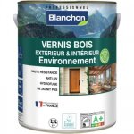 Vernis bois int / ext environnement - incolore satin� - 2, 5l blanchon