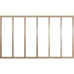 Verri�re int�rieure 6 carreaux 108 x 183, 2 cm bois kit atelier