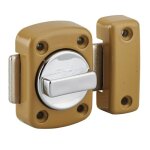 Verrou en applique -  bouton - sans cylindre - largeur 50 mm - bronze fth thirard