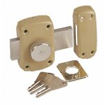 Verrou en applique - � bouton - s'entrouvrant - cyclop 7600 vachette