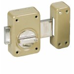 Verrou en applique - haute sret -  bouton - brevet - 7740 radialis vachette