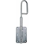Verrou baonnette en applique - acier zingu - tige de 16 x 400 mm torbel