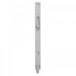 Verrou � entailler - � poussoir - t�ti�re acier - longueur 200 mm ferco