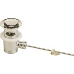 Vidage de lavabo et bidet laiton / pvc sortie 33 / 42 sans tirette nicoll