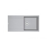 �vier � encastrer maris mrg 611 - 97 - 1 cuve - platinium franke