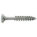 Vis bardage - tte fraise - filetage partiel - 4, 5x35 mm - 200 pices spax