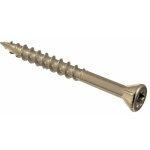 Vis inox a2 pour terrasse bois exotique - brune - 5 x 60 mm - par 200 acton