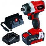 Visseuse cl  chocs  percussion sans fil - te - ci 18 bl - kit 4. 0 einhell