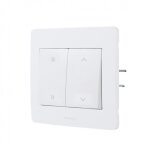 Commande volet roulant encastr�e compl�te - blanc - diam2 debflex